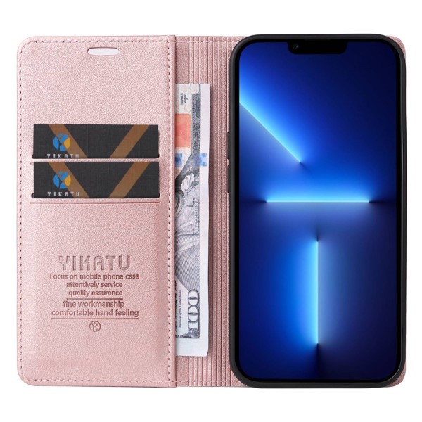 Pouzdro YIKATU pro iPhone 13 Pro růžové
