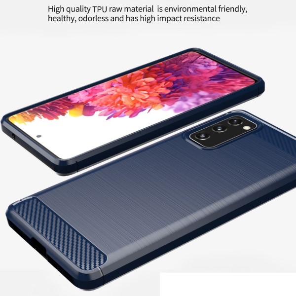 Kryt na Samsung Galaxy S20 FE Carbon modrý