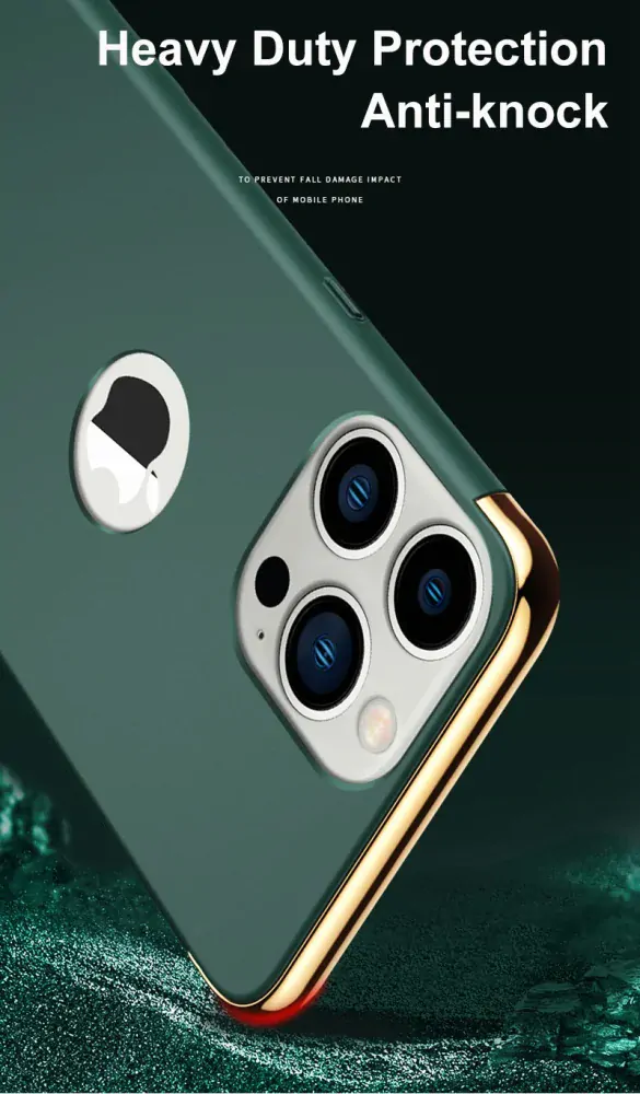 Kryt na iPhone 14 Pro Shockproof zlatý