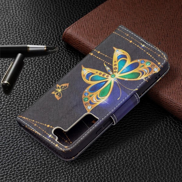 Pouzdro na Samsung Galaxy S22 Kytka černé