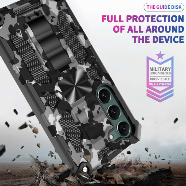 Kryt na Samsung Galaxy S23 odolný Camo modrý