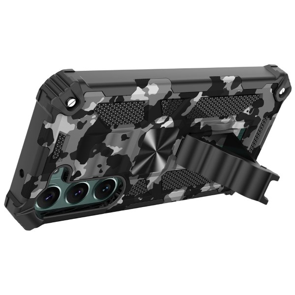 Kryt na Samsung Galaxy S23 odolný Camo světle modrý