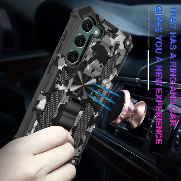 Kryt na Samsung Galaxy S23+ odolný Camo zelený