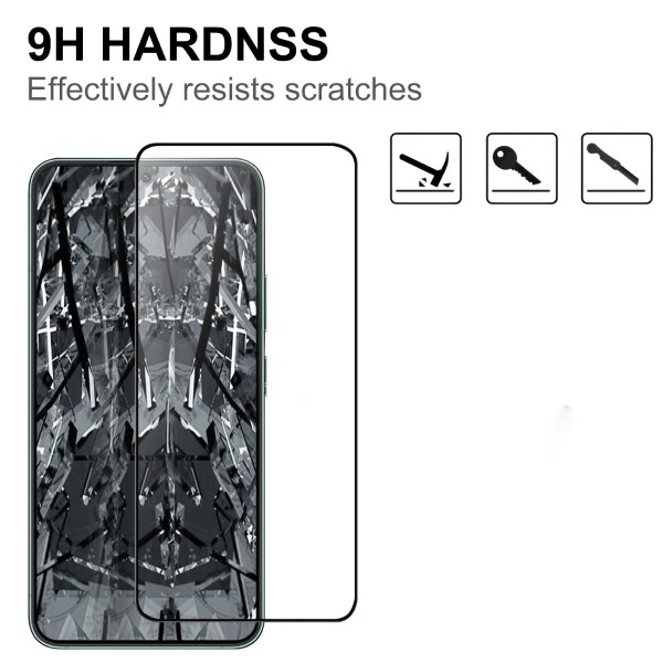 Tvrzené sklo na Samsung Galaxy S23+  (podpora odemykání otiskem prstu) černé