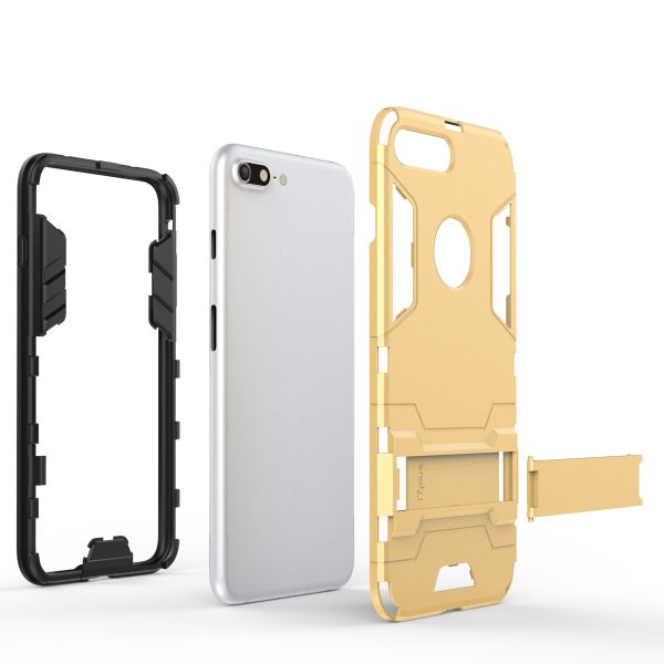 Kryt na iPhone 7 Plus / 8 Plus army clip šedý