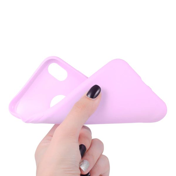 Kryt na iPhone Xr Candy hole tmavě modrý