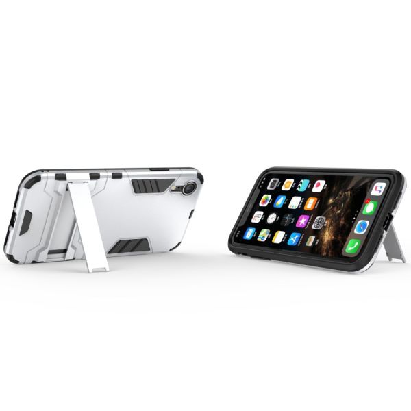 Kryt na iPhone Xr odolný Army clip tmavě modrý