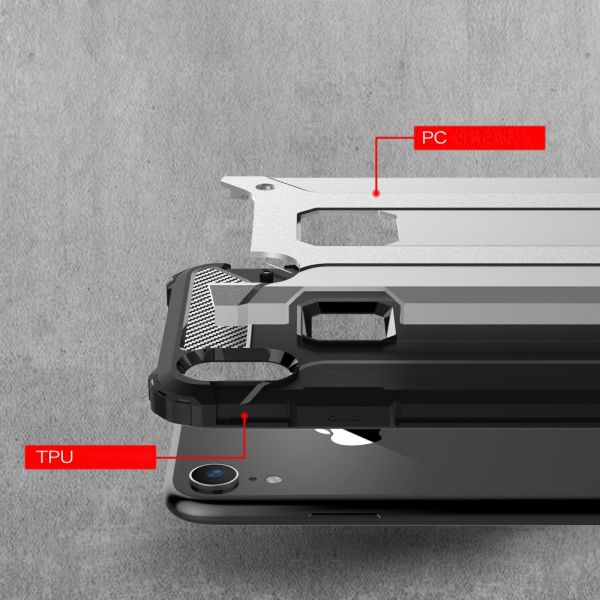 Kryt na iPhone Xr odolný Hybrid šedý