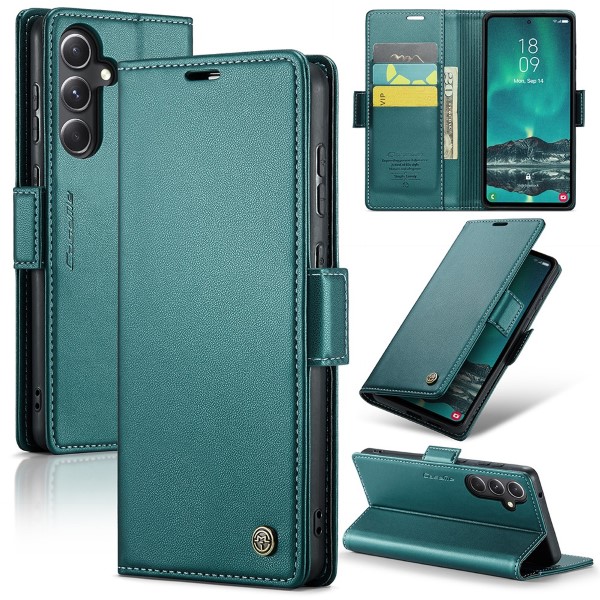 Pouzdro na Samsung Galaxy S23 FE CASEME smooth zelené