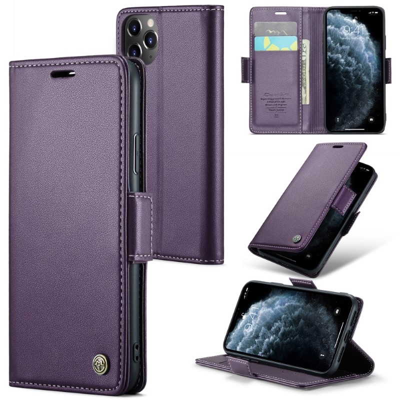 Pouzdro pro iPhone 11 Pro CASEME smooth fialové