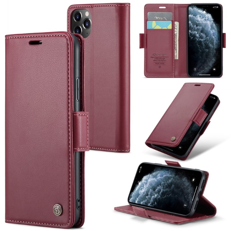 Pouzdro pro iPhone 11 Pro CASEME smooth červené
