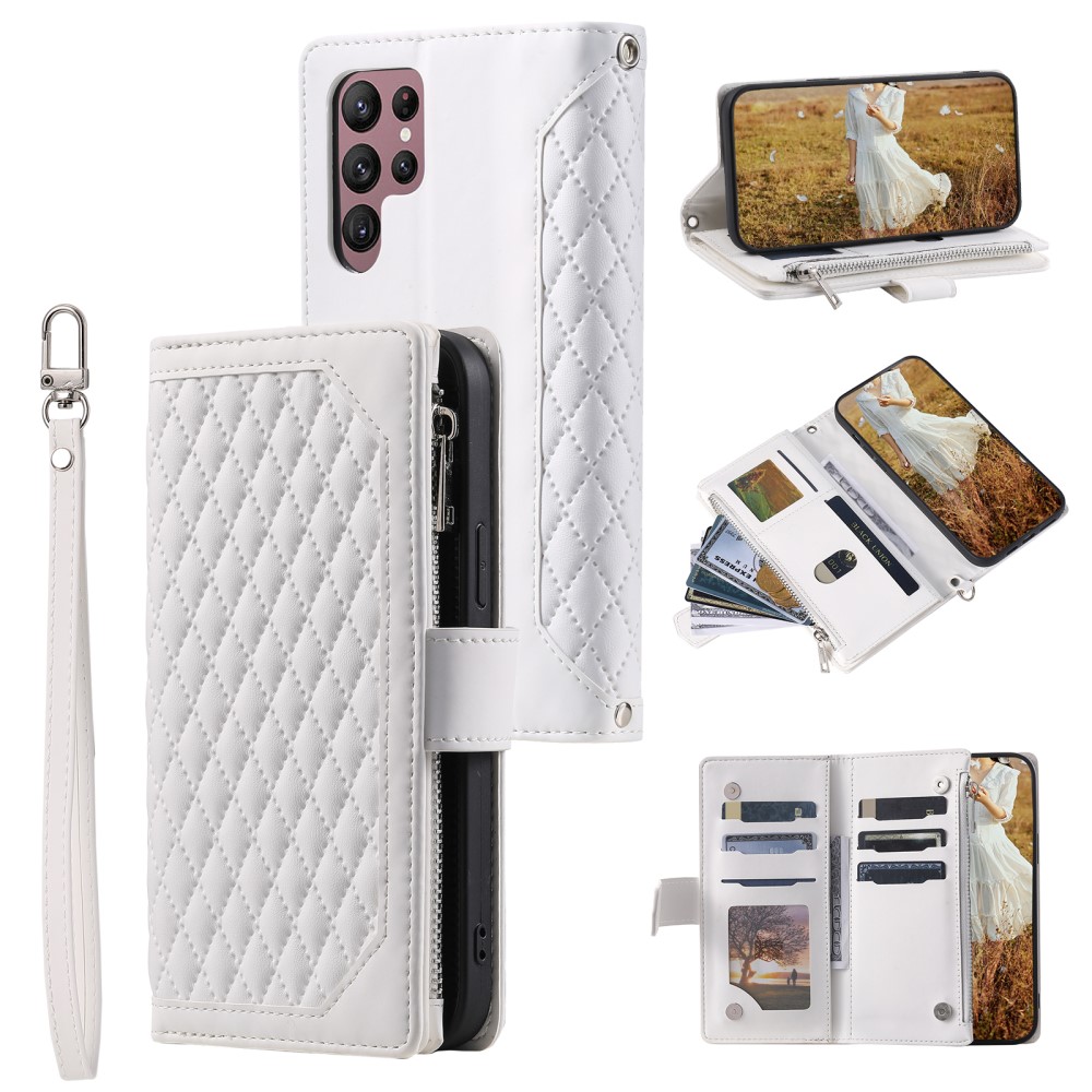 Pouzdro na Samsung Galaxy S25 Ultra Luxury Double Layer bílé
