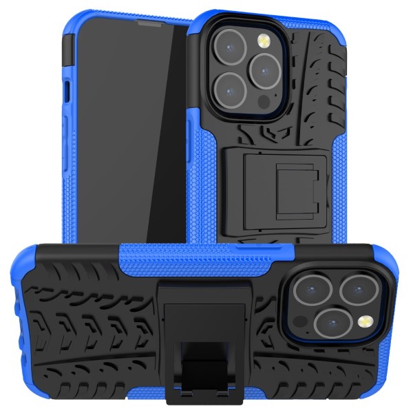 Kryt na iPhone 13 Pro odolný Tire modrý