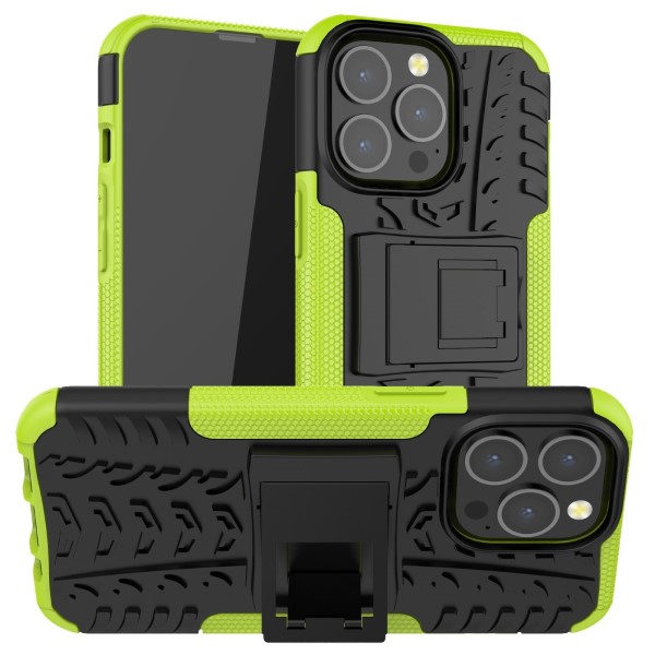 Kryt na iPhone 13 Pro odolný Tire zelený