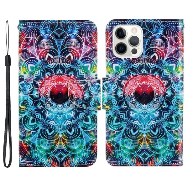 Pouzdro pro iPhone 13 Pro Mandala barevné