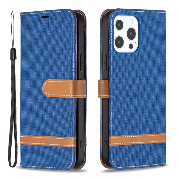 Pouzdro pro iPhone 13 Pro Jeans modré