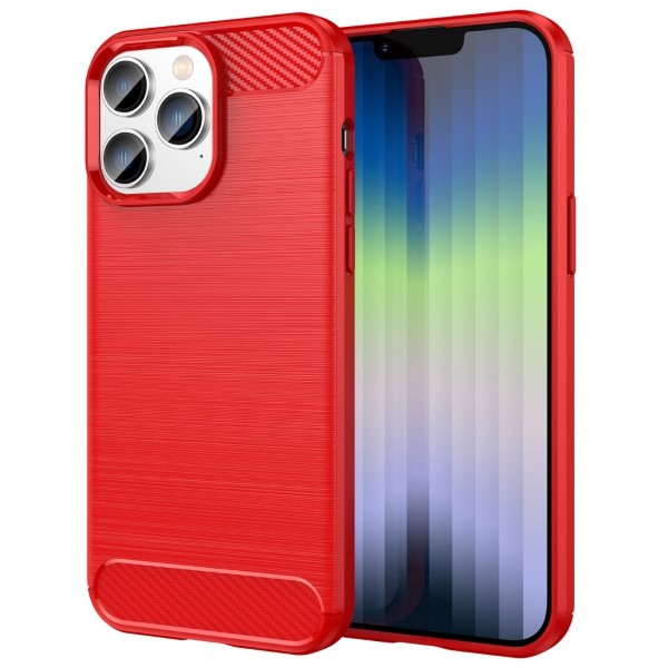 Kryt na iPhone 14 Pro Carbon červený