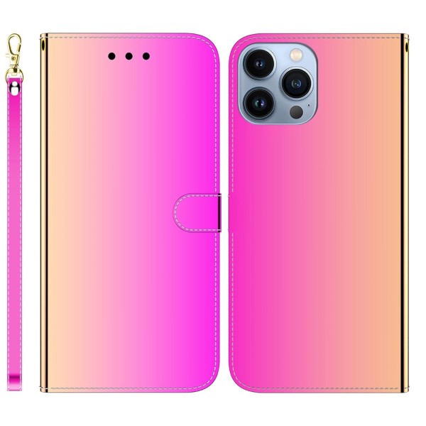 Pouzdro pro iPhone 14 Pro Mirror růžové