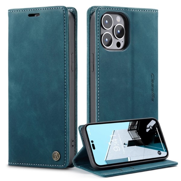 Pouzdro CASEME pro iPhone 14 Pro modré