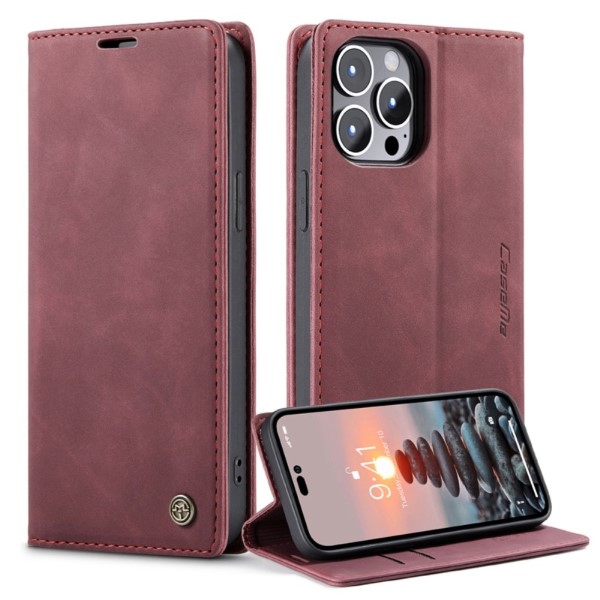 Pouzdro CASEME pro iPhone 14 Pro červené