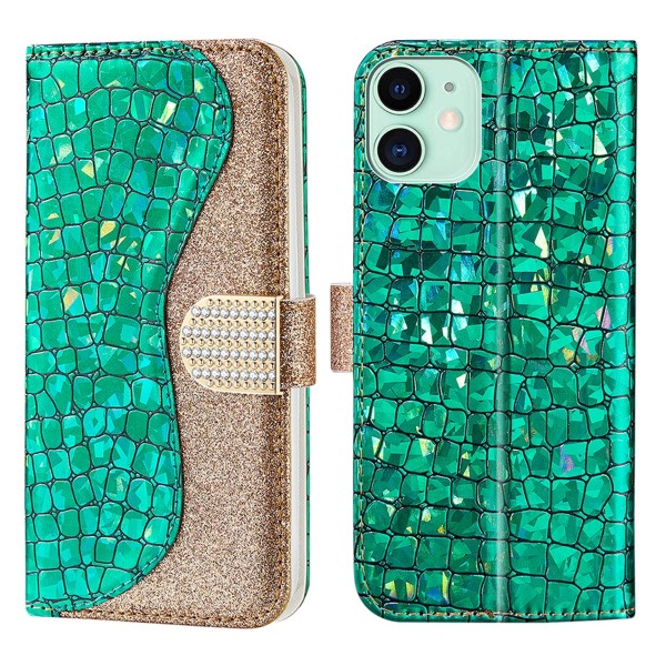 Pouzdro pro iPhone 13 Glitter zelené