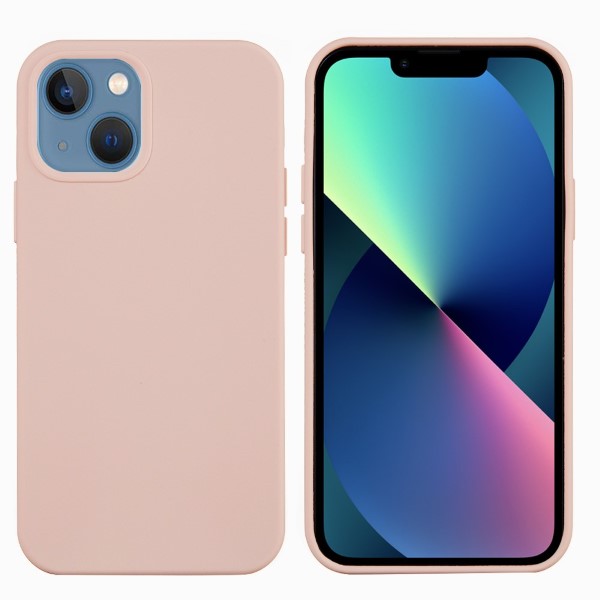 Kryt na iPhone 13 Liquid světle růžový