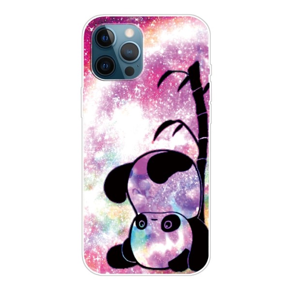 Kryt na iPhone 13 Pro Panda růžový