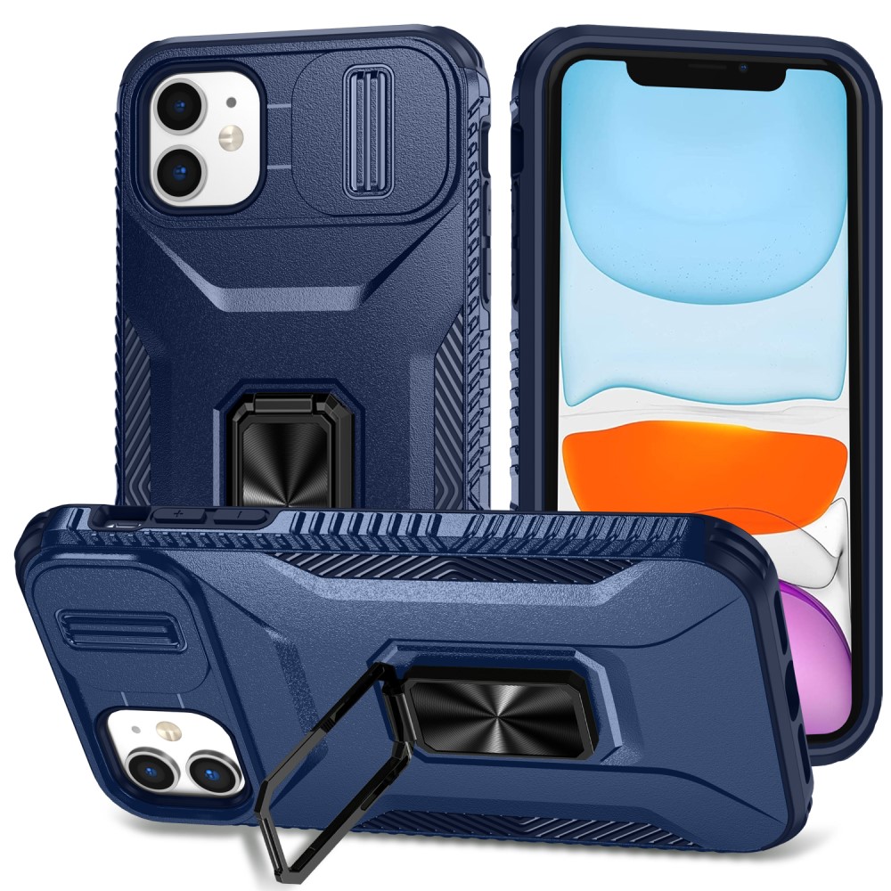 Kryt na iPhone 11 s krytkou na fotoaparát modrý