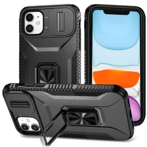 Kryt na iPhone 11 s krytkou na fotoaparát černý