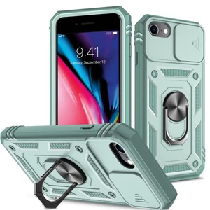 Kryt na iPhone 7 / 8 / SE 2020 / SE 2022 odolný s krytkou na fotoaparát světle modrý