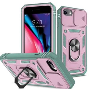 Kryt na iPhone 7 / 8 / SE 2020 / SE 2022 odolný s krytkou na fotoaparát růžový