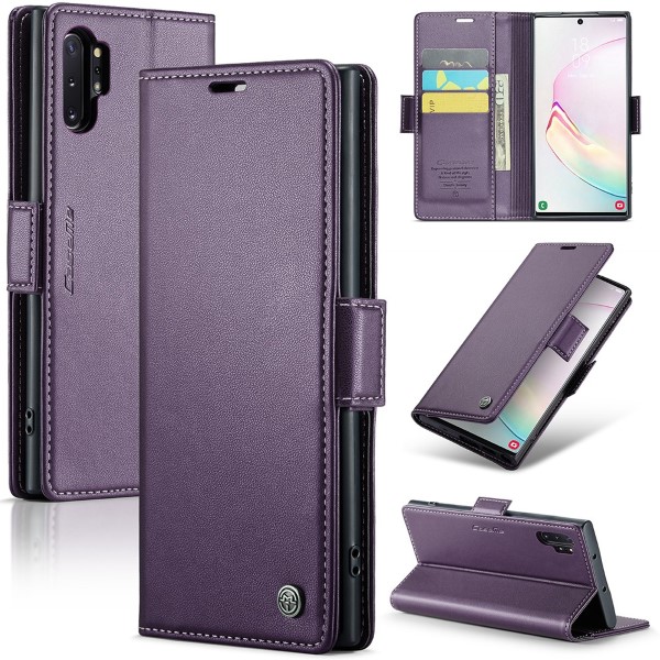 Pouzdro na Samsung Galaxy Note 10 Plus CASEME smooth fialové