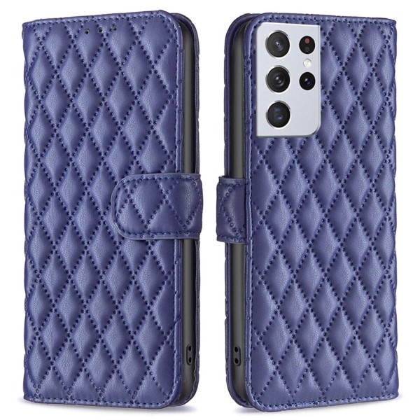 Pouzdro na Samsung Galaxy S21 Ultra Binfen modré