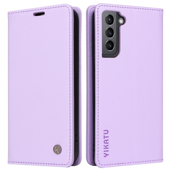 Pouzdro na Samsung Galaxy S21 FE Yikatu fialové