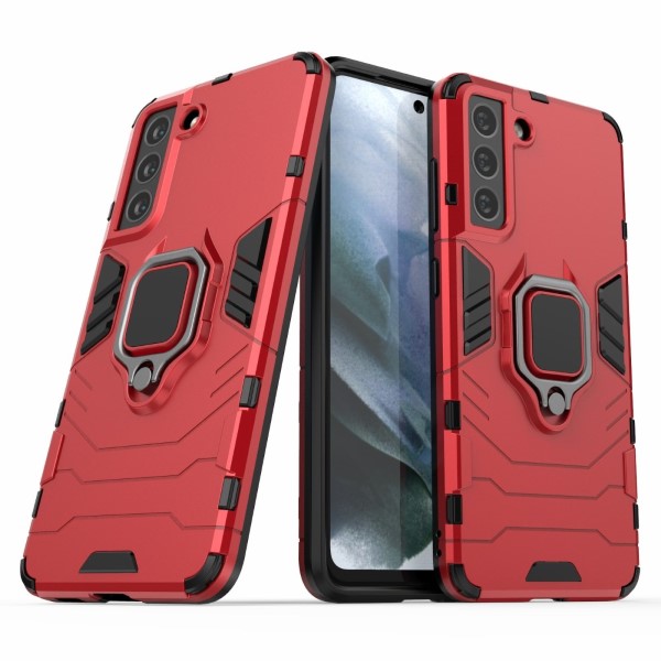 Kryt na Samsung Galaxy S21 FE odolný Ring červený