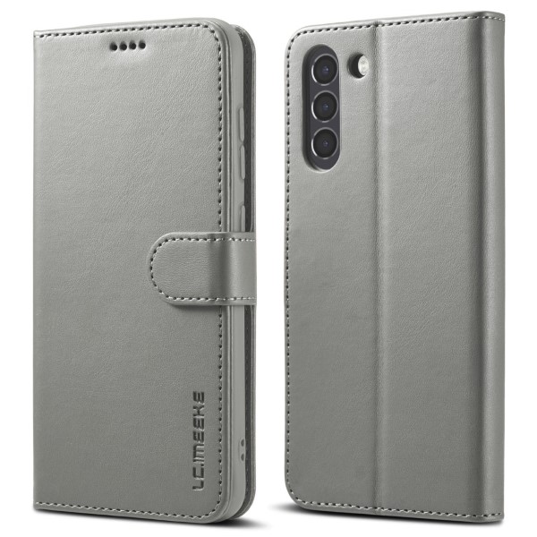 Pouzdro na Samsung Galaxy S21 FE LC.IMEEKE šedé