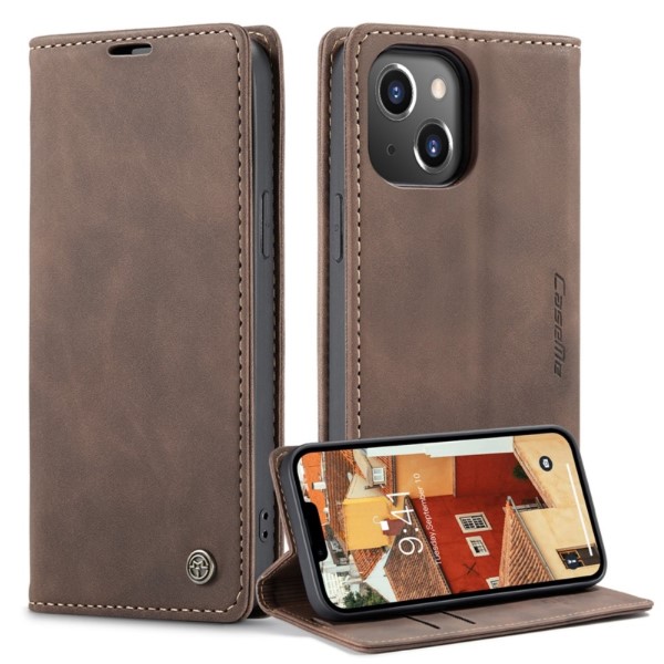 Pouzdro na iPhone 14 Plus CASEME hnědé