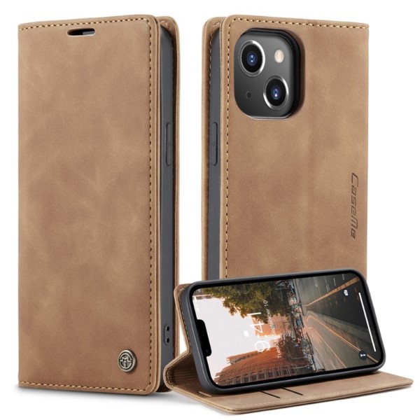 Pouzdro na iPhone 14 Plus CASEME světle hnědé