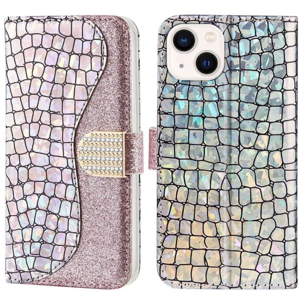 Pouzdro na iPhone 14 Plus Glitter růžové