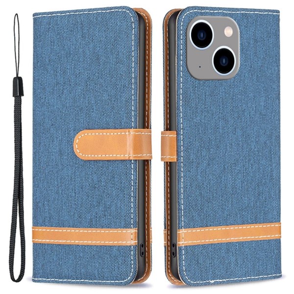 Pouzdro na iPhone 14 Plus Jeans modré