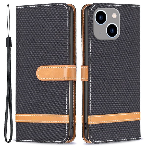 Pouzdro na iPhone 14 Plus Jeans černé
