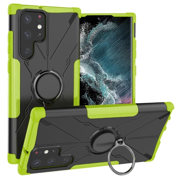 Kryt na Samsung Galaxy S22 Ultra odolný Tire zelený 