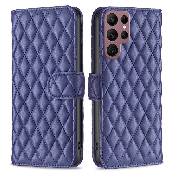 Pouzdro na Samsung Galaxy S22 Ultra Binfen modré