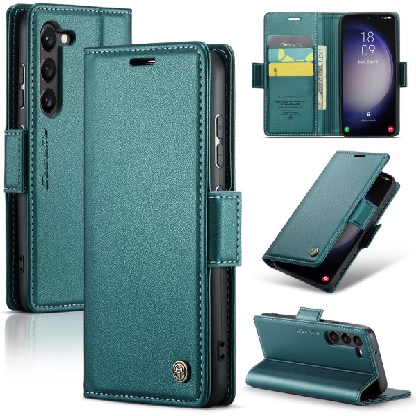 Pouzdro na Samsung Galaxy S23 CASEME smooth zelené