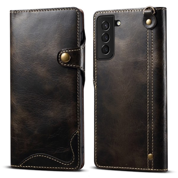 Pouzdro kožené na Samsung Galaxy S23 černé