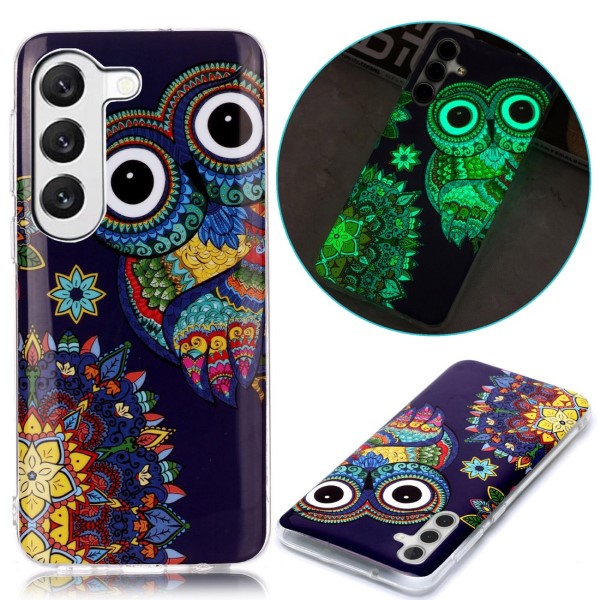 Kryt na Samsung Galaxy S23 svítící Sova