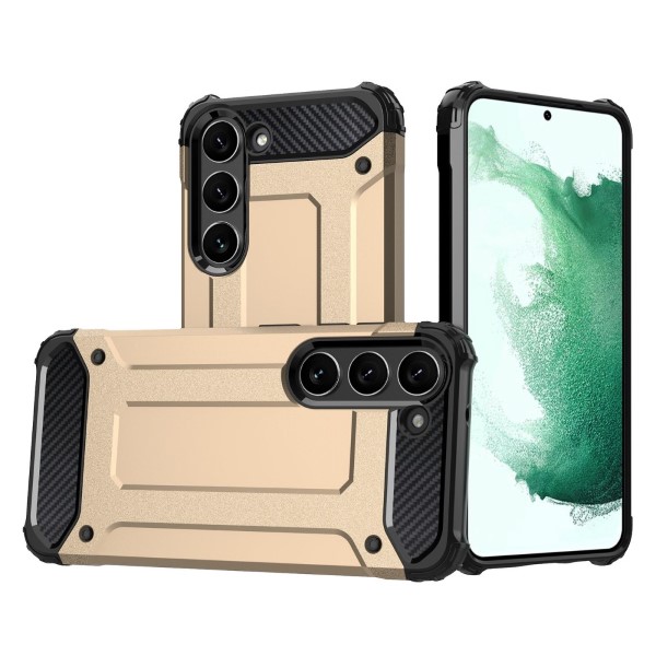 Kryt na Samsung Galaxy S23 odolný Hybrid zlatý