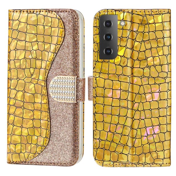 Pouzdro na Samsung Galaxy S23 Glitter zlaté