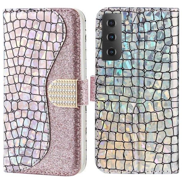 Pouzdro na Samsung Galaxy S23 Glitter růžové
