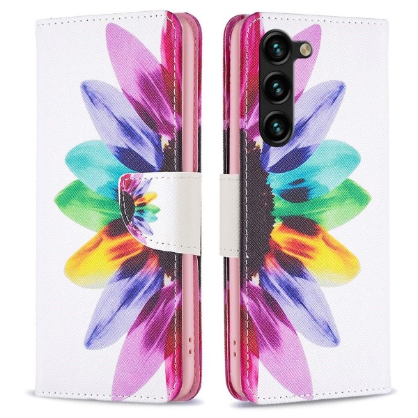 Pouzdro na Samsung Galaxy S23+ Kytka bílé